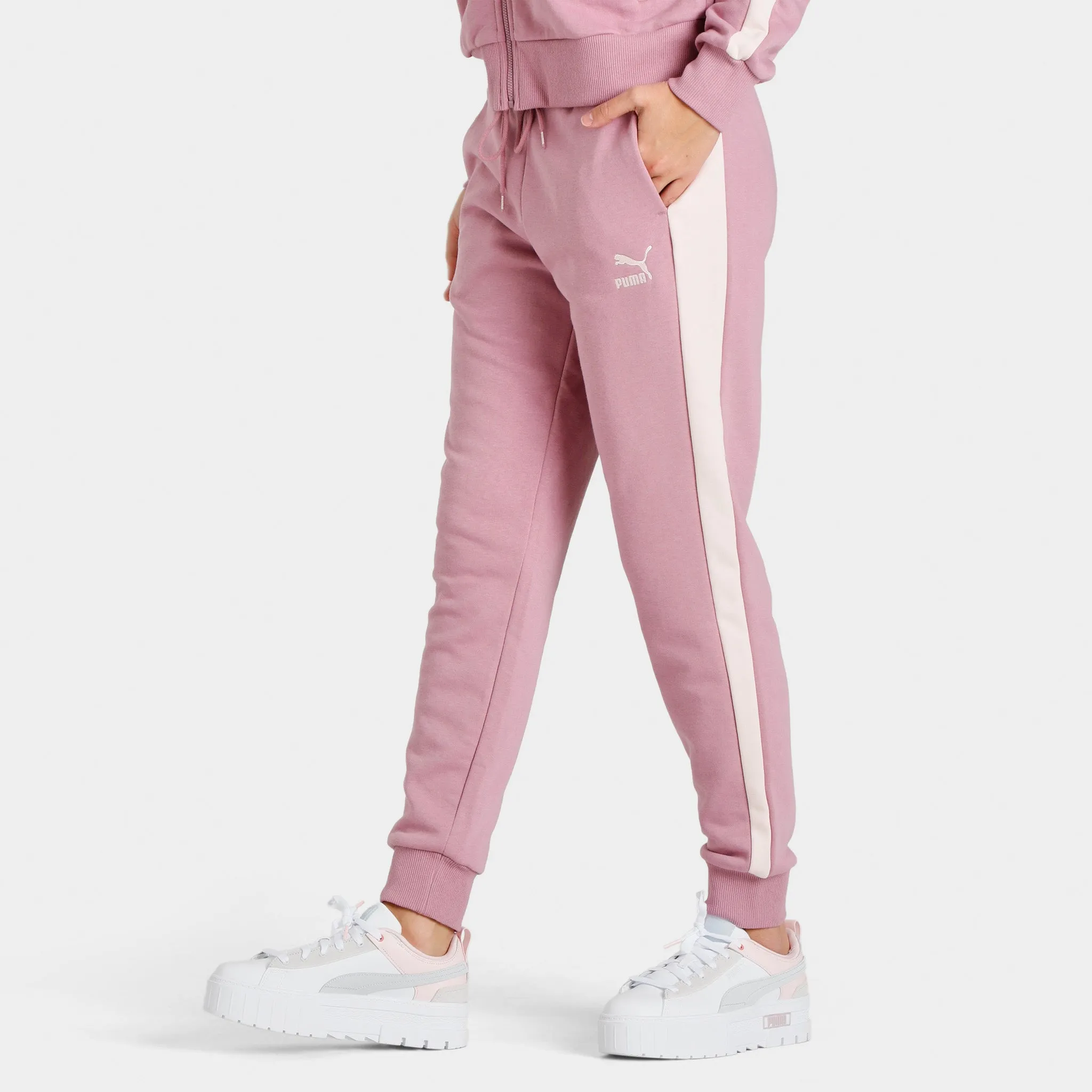 Puma Women’s Iconic T7 Track Pants / Pale Grape sold by JD Sports product image thumbnail 4