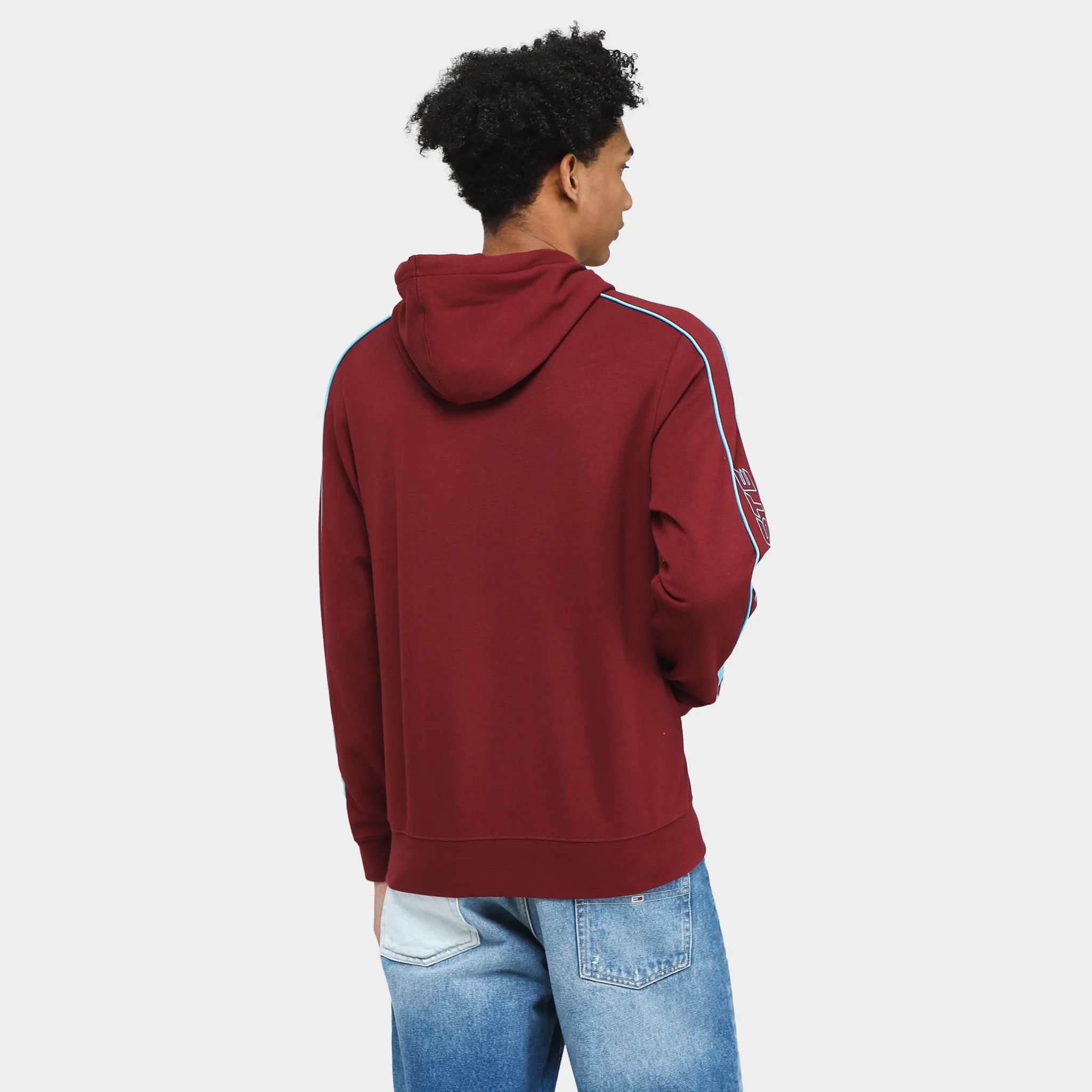 Lacoste Contrast Details Pullover Hoodie / Burgundy sold by JD Sports product image thumbnail 2