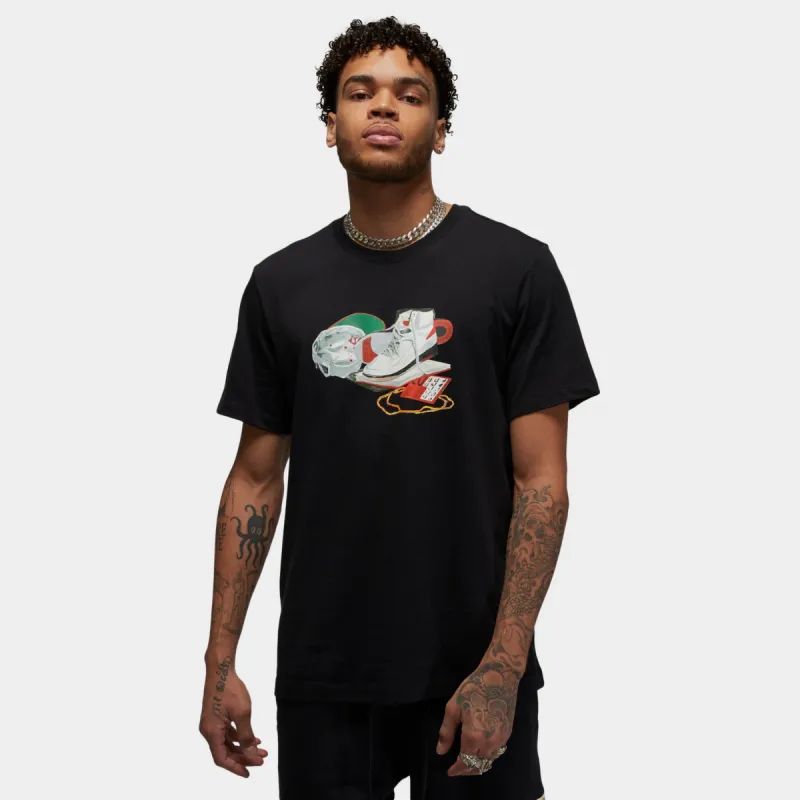 Jordan Flight Aritst T-Shirt Black / White sold by JD Sports