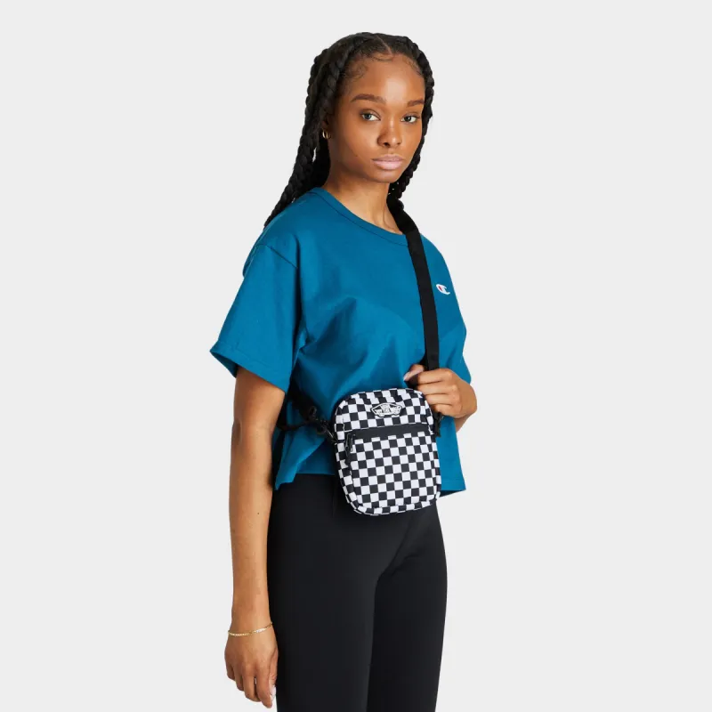 Vans Street Ready II Cross Body Bag Black / White Checkerboard sold by JD Sports