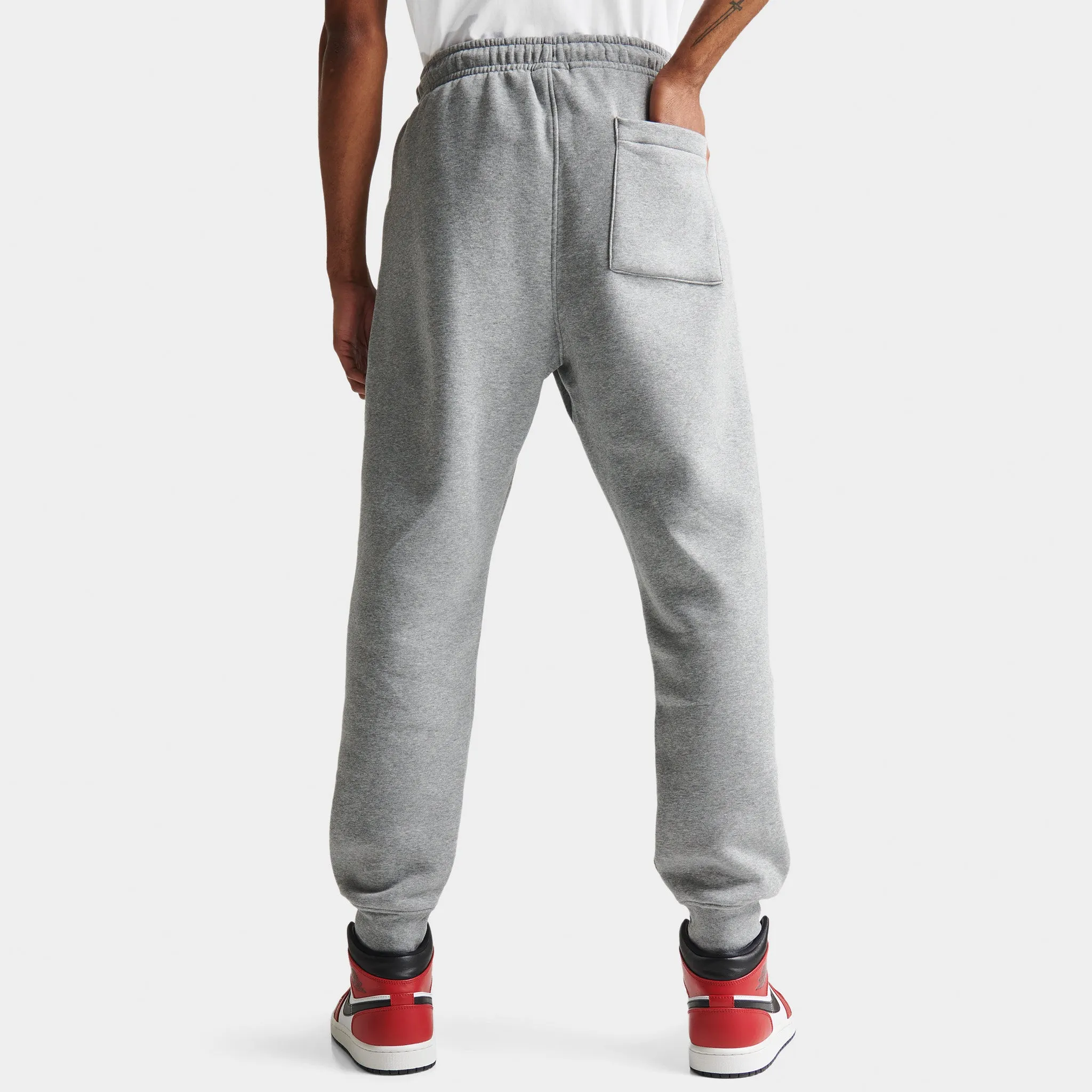 Jordan Essentials Fleece Pants Carbon Heather / White sold by JD Sports product image thumbnail 2