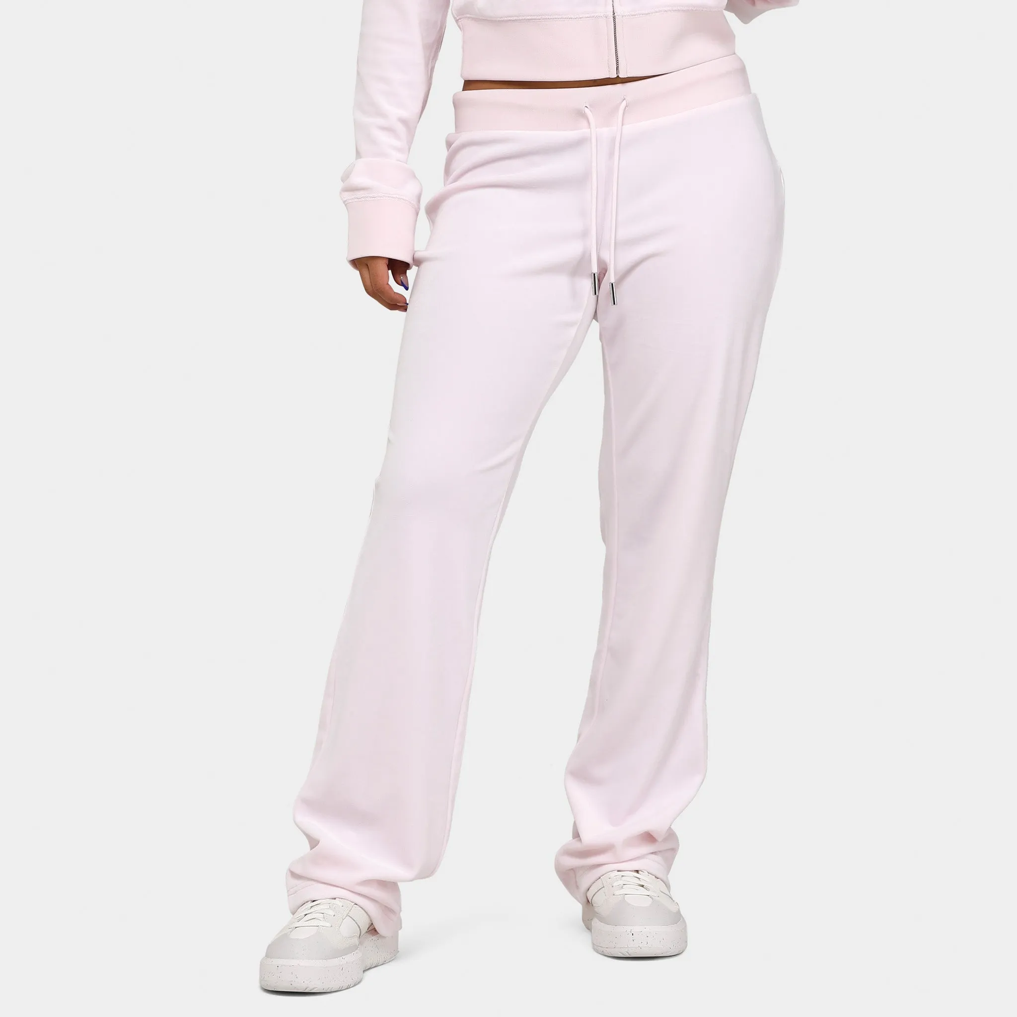 Juicy Couture Women's OG Big Bling Velour Track Pants / Soft Glow sold by JD Sports