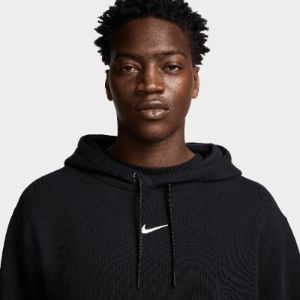 Nike Nocta NRG Fleece Pullover Hoodie Black / White sold by JD Sports