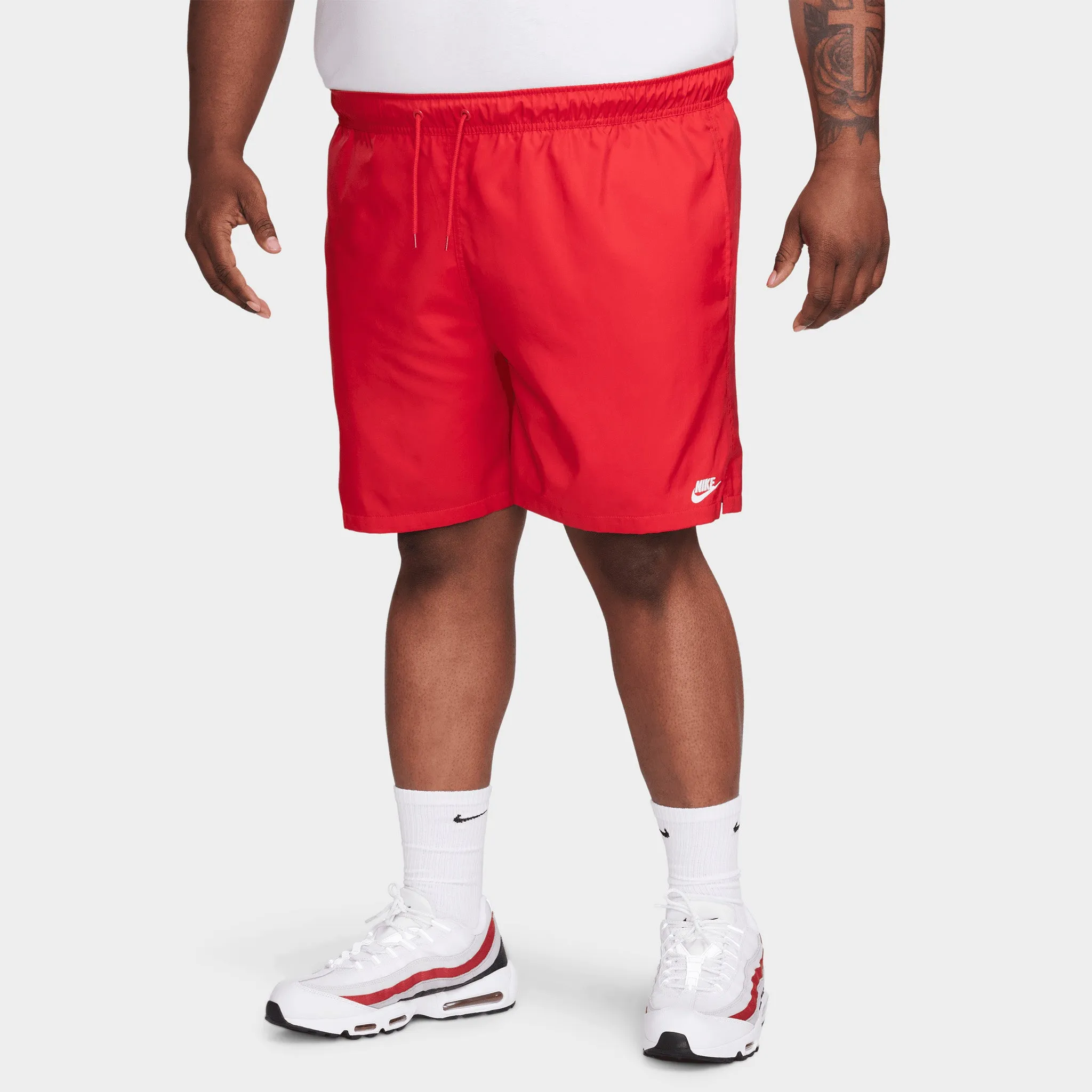 Nike Sportswear Club Flow Shorts University Red / White sold by JD Sports