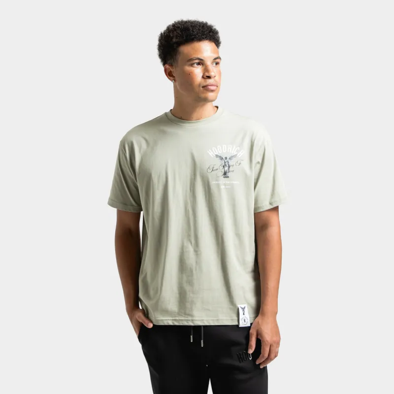 Hoodrich Vital T-Shirt Abbey Stone / White - Black sold by JD Sports