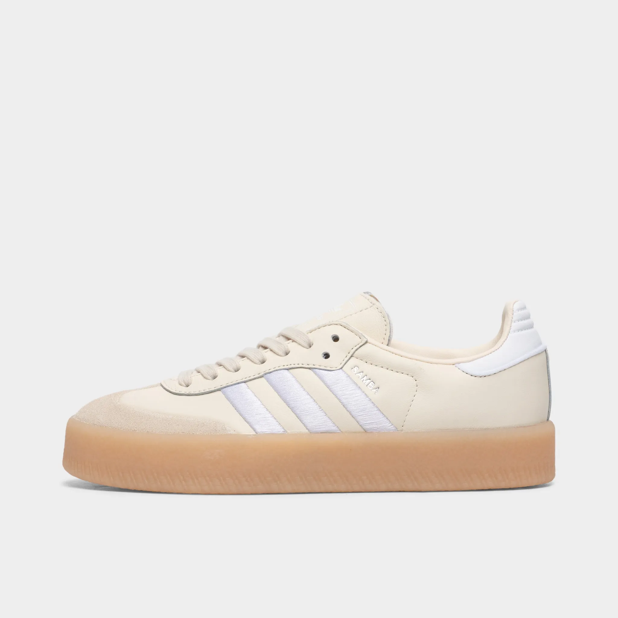 adidas Originals Women's Samba Wonder White Silver Metallic