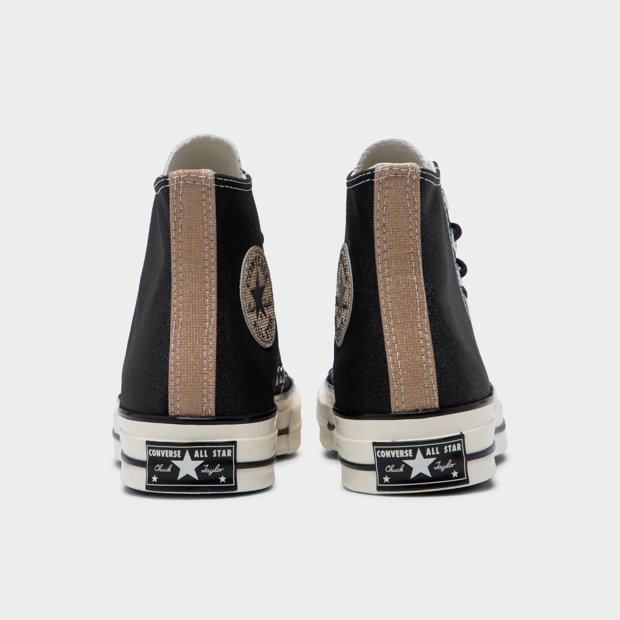 Converse Women's Chuck 70 Glitter Hi Black / Gold - Egret sold by JD Sports product image thumbnail 4