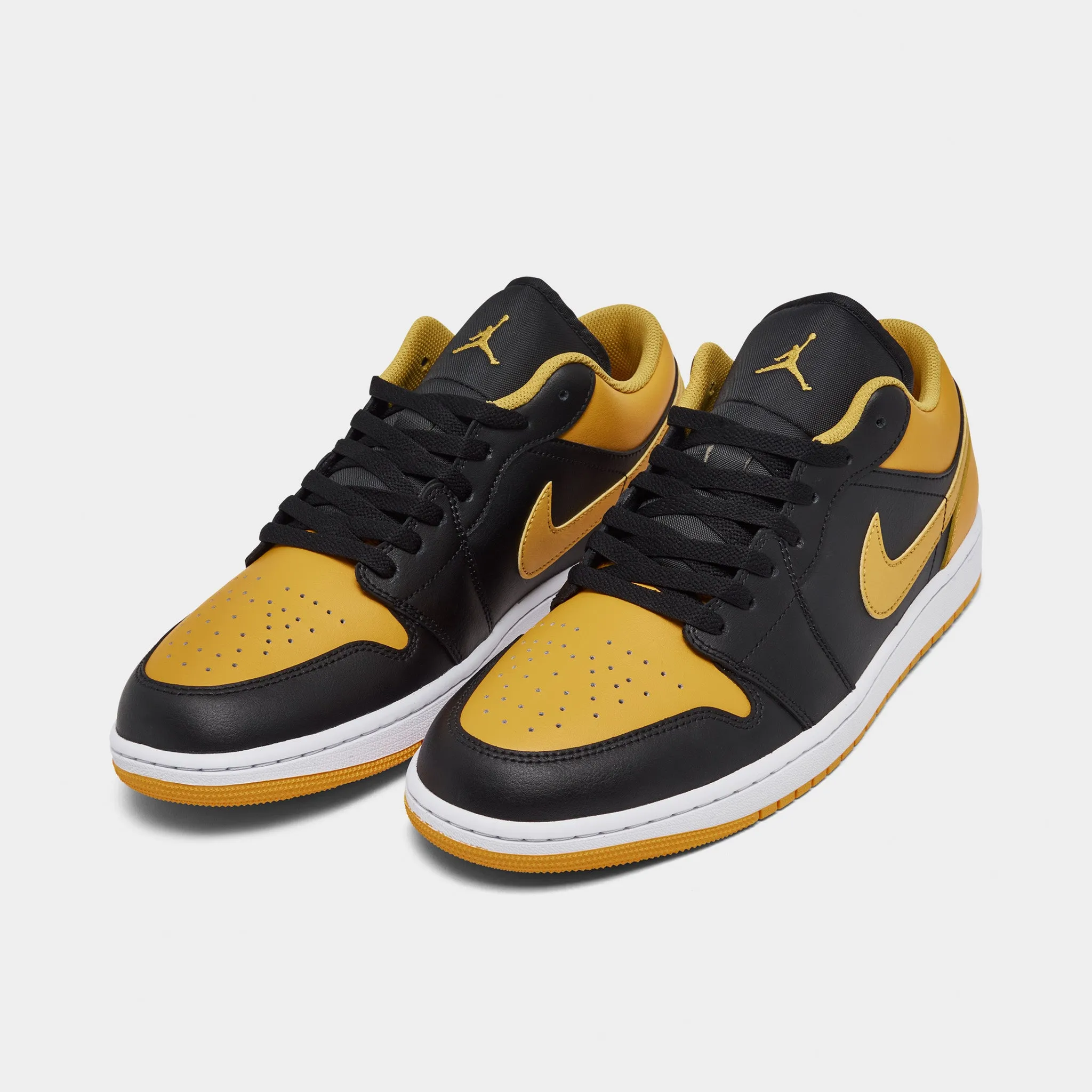 Jordan 1 Low Black / Yellow Ochre - White sold by JD Sports product image thumbnail 2