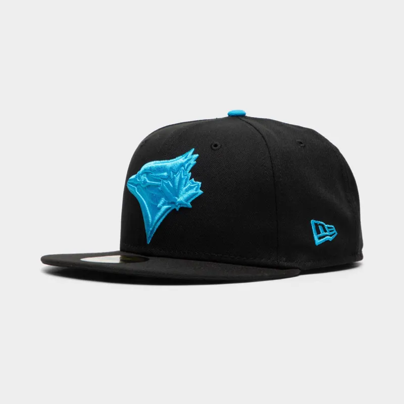 New Era Toronto Blue Jays 59Fifty Cap Black / Blue Fanatic sold by JD Sports