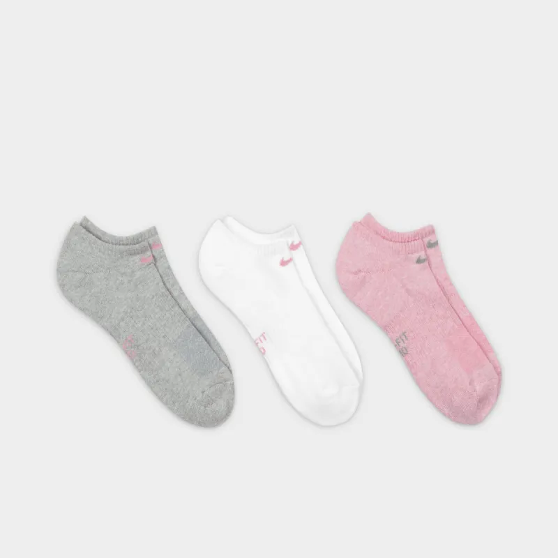 Nike Women's Everyday Cushioned Training No-Show Socks - 3 Pack / Multi sold by JD Sports