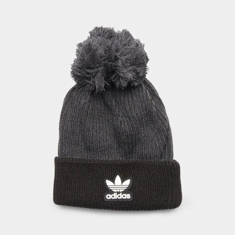 【Adidas】◆Originals Pompom Beanie Black◆IY5516◆ adidas Unisex Pompom Beanie black/white Adult (M/L)Japanese