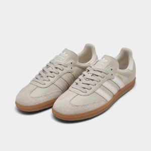 adidas Originals Women's Samba OG Aluminum / Chalk White - Wonder Beige sold by JD Sports