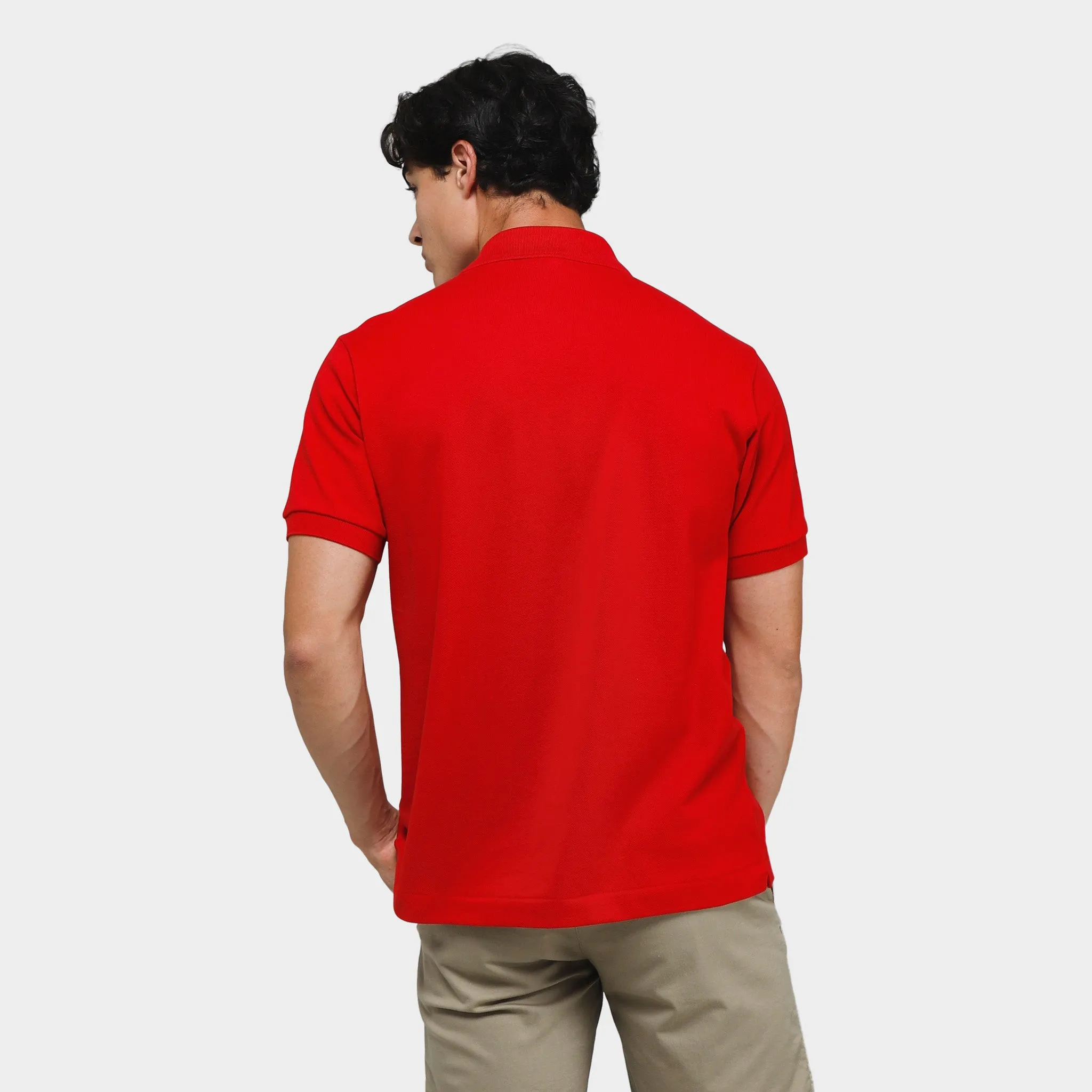Lacoste Original L.12.12 Petit Piqu� Cotton Polo Shirt / Red sold by JD Sports product image thumbnail 2
