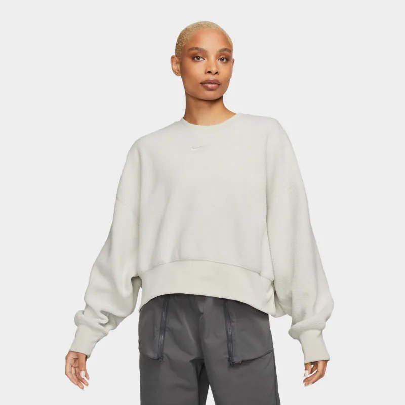 Nike Sportswear Women's Mod Crop Crewneck Light Bone / Light Iron Ore sold by JD Sports