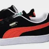 Puma Suede Classic XXI Puma Black / Cherry Tomato sold by JD Sports