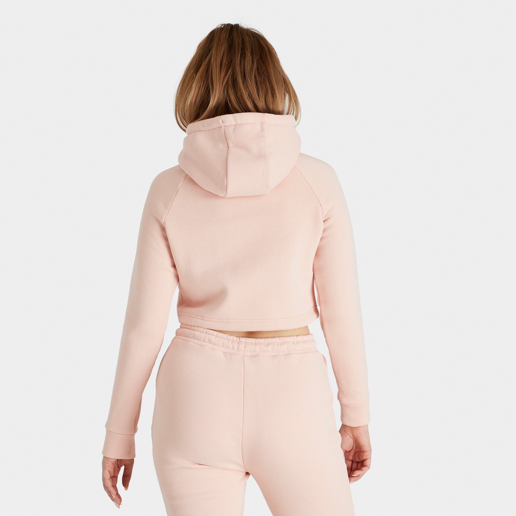 SikSilk Women's Essential Cropped Pullover Hoodie / Pink sold by JD Sports product image thumbnail 2