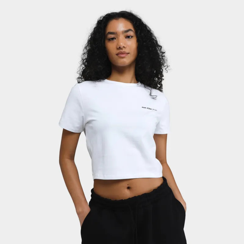 Pink Soda Women's Prana Slim T-Shirt / Optic White sold by JD Sports