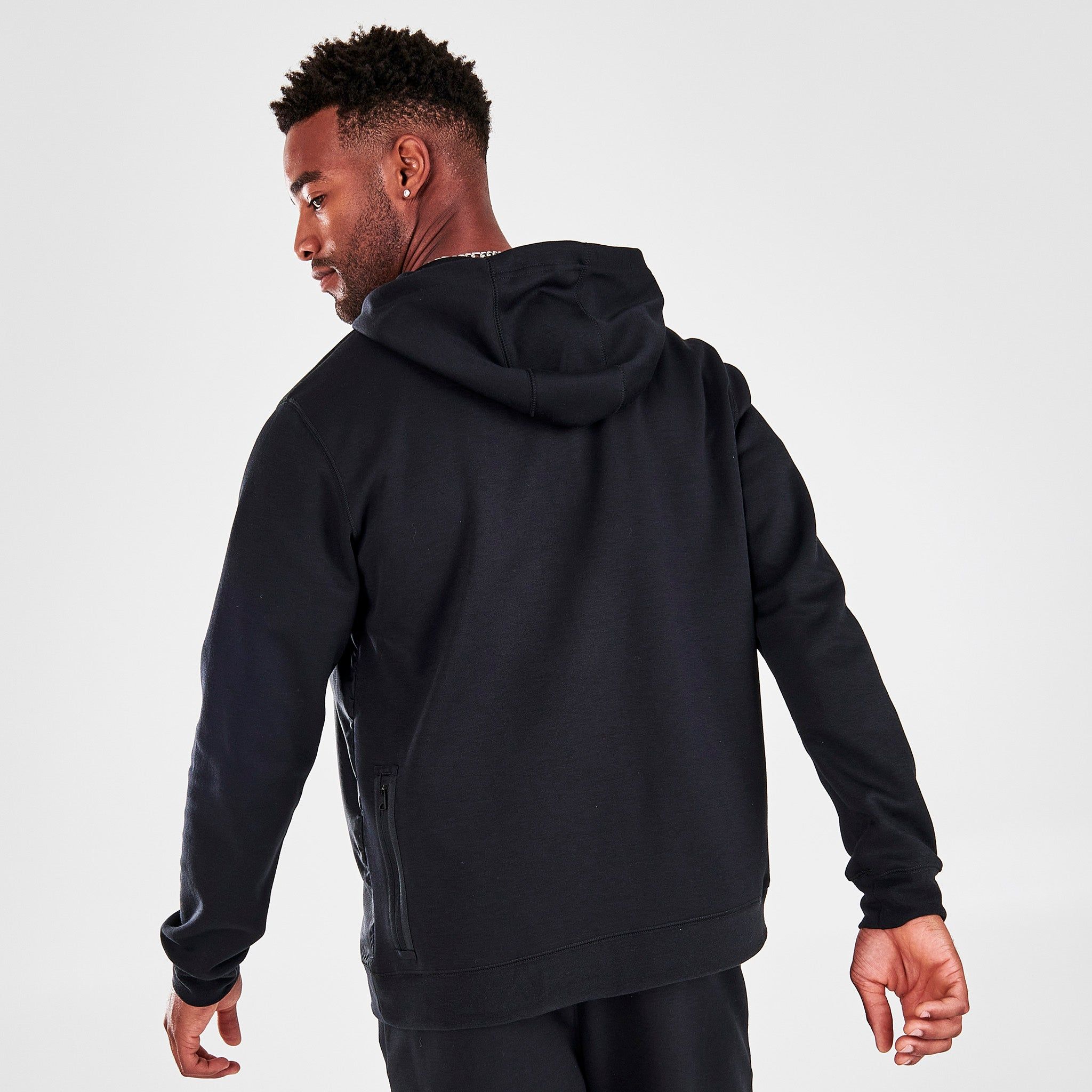 Jordan Dri-FIT Air Statement Fleece Full Zip Hoodie Black / Black sold by JD Sports product image thumbnail 2