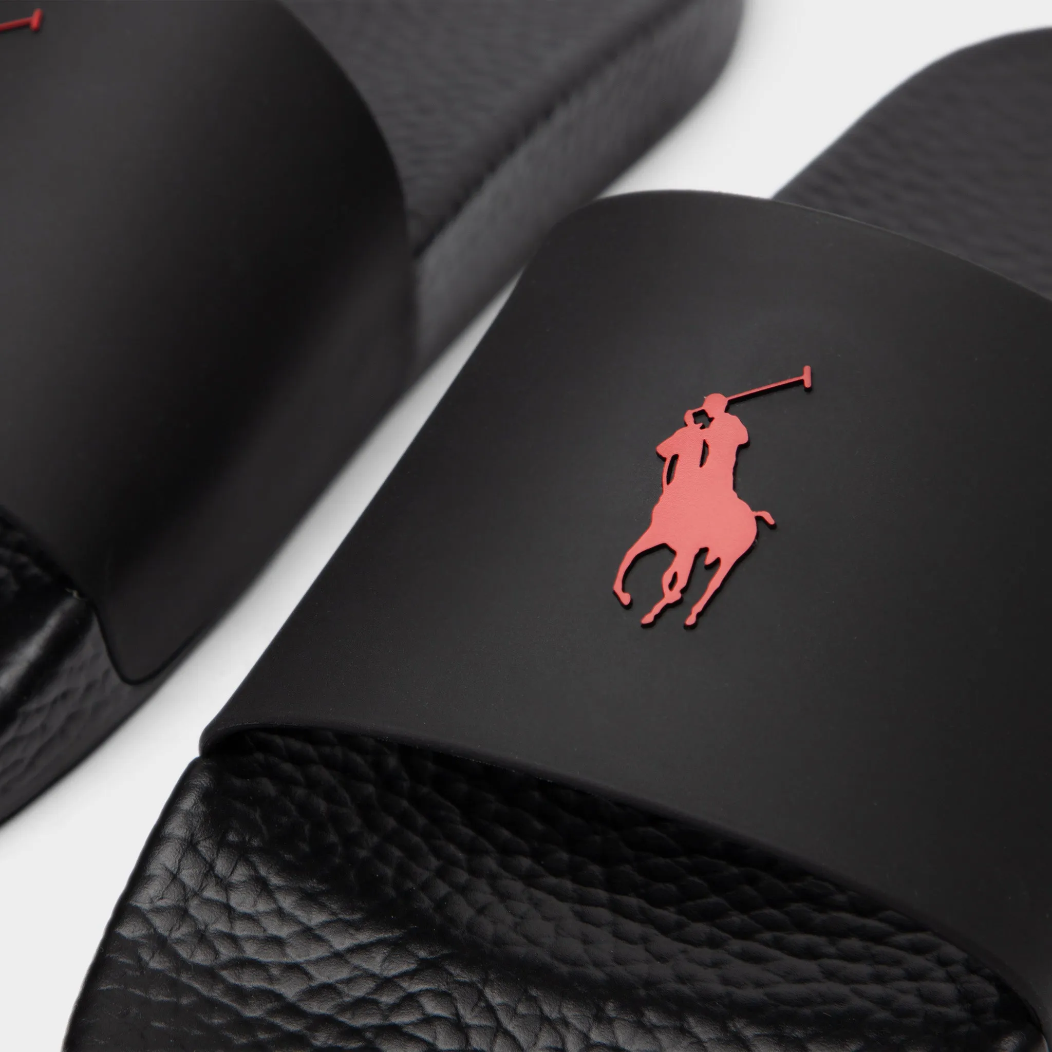 Ralph Lauren Polo Slide Black / Red PP sold by JD Sports product image thumbnail 3