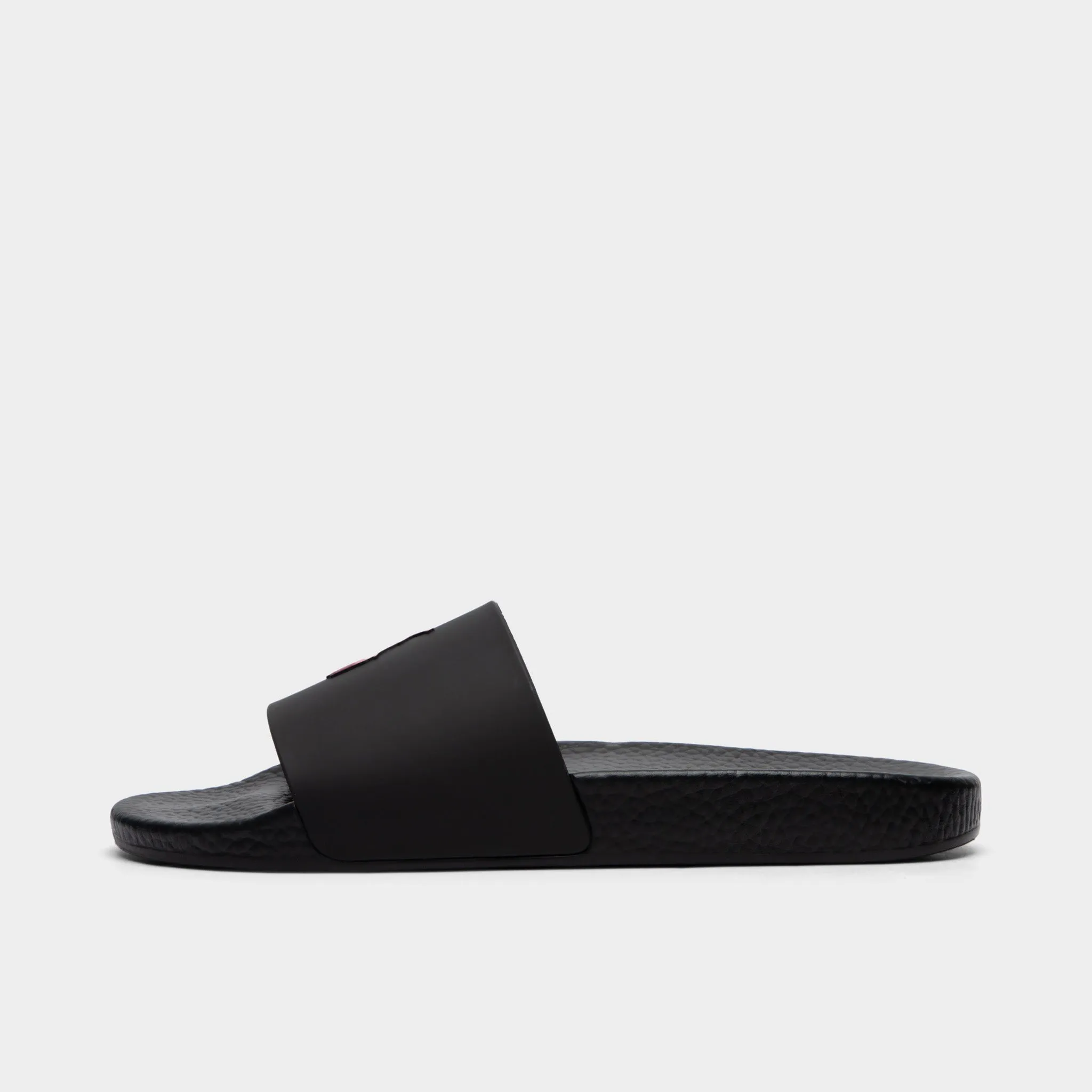 Ralph Lauren Polo Slide Black / Red PP sold by JD Sports