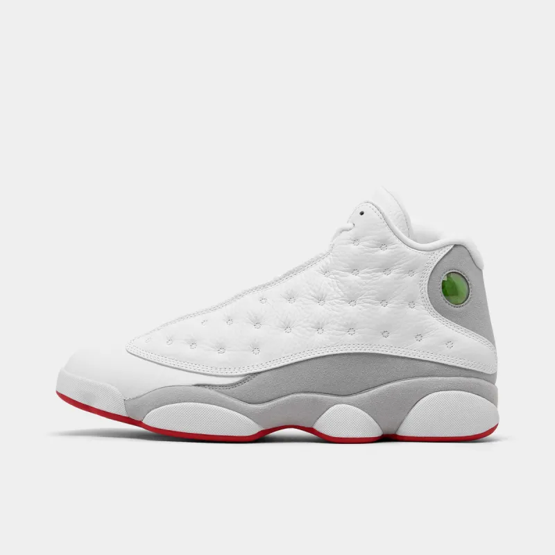 Jordan 13 Retro White / True Red - Wolf Grey sold by JD Sports