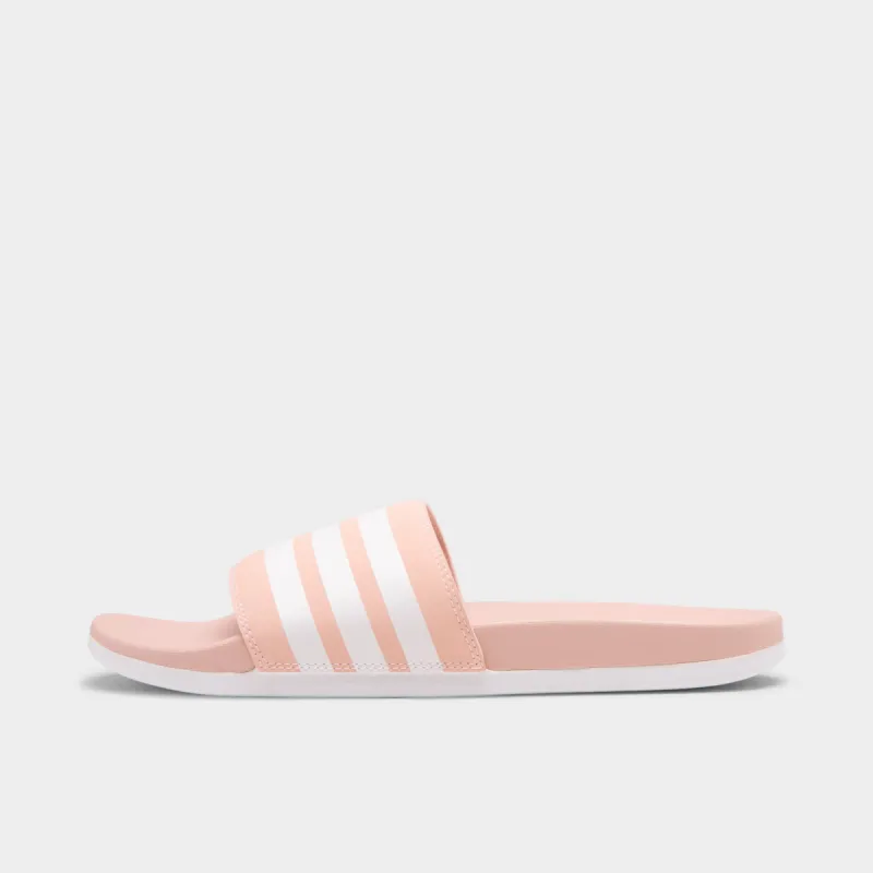 adidas Originals Women's Adilette Comfort Slides Vapour Pink / Cloud White - Cloud White sold by JD Sports
