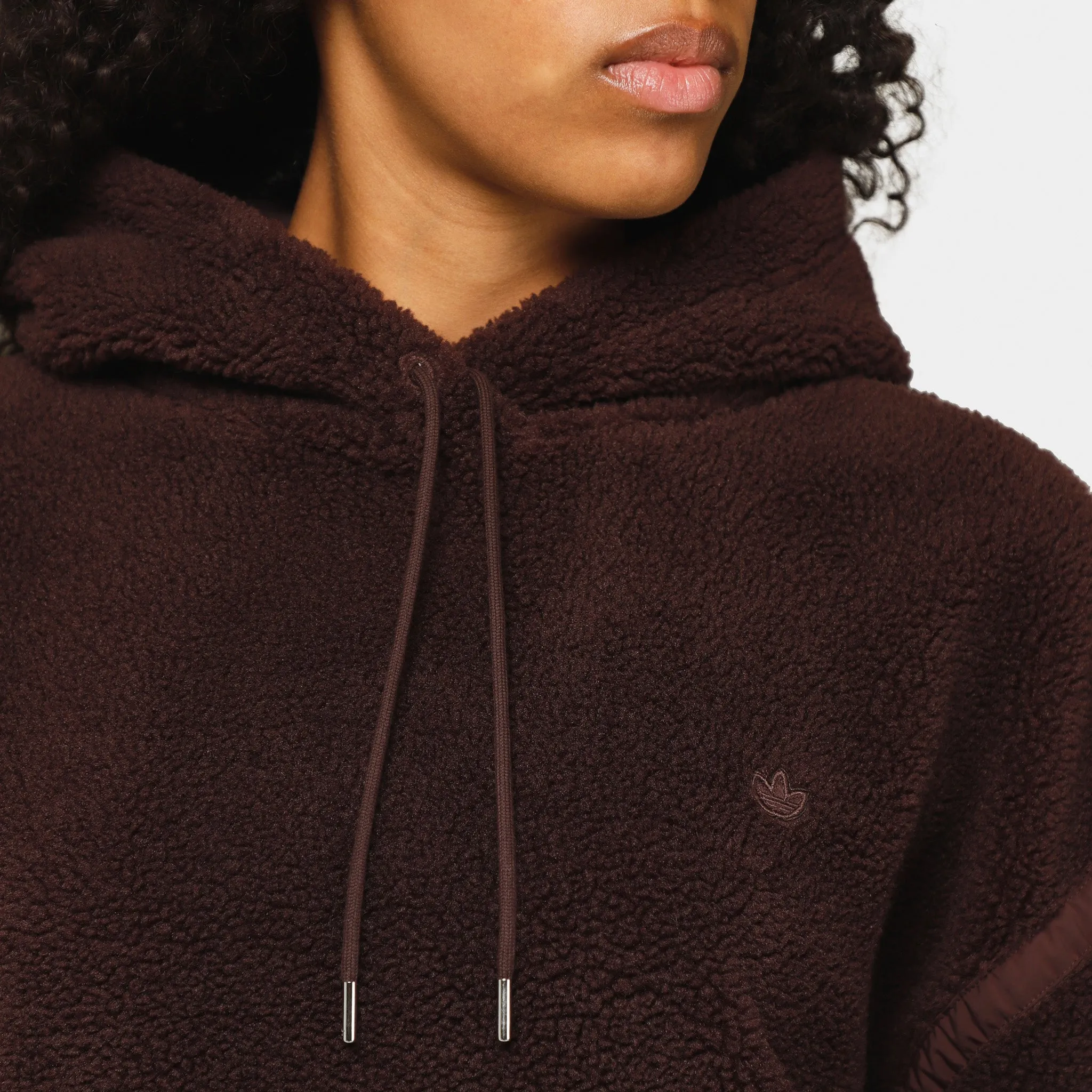 adidas Originals Women's Premium Essentials Pullover Hoodie / Shadow Brown sold by JD Sports product image thumbnail 4
