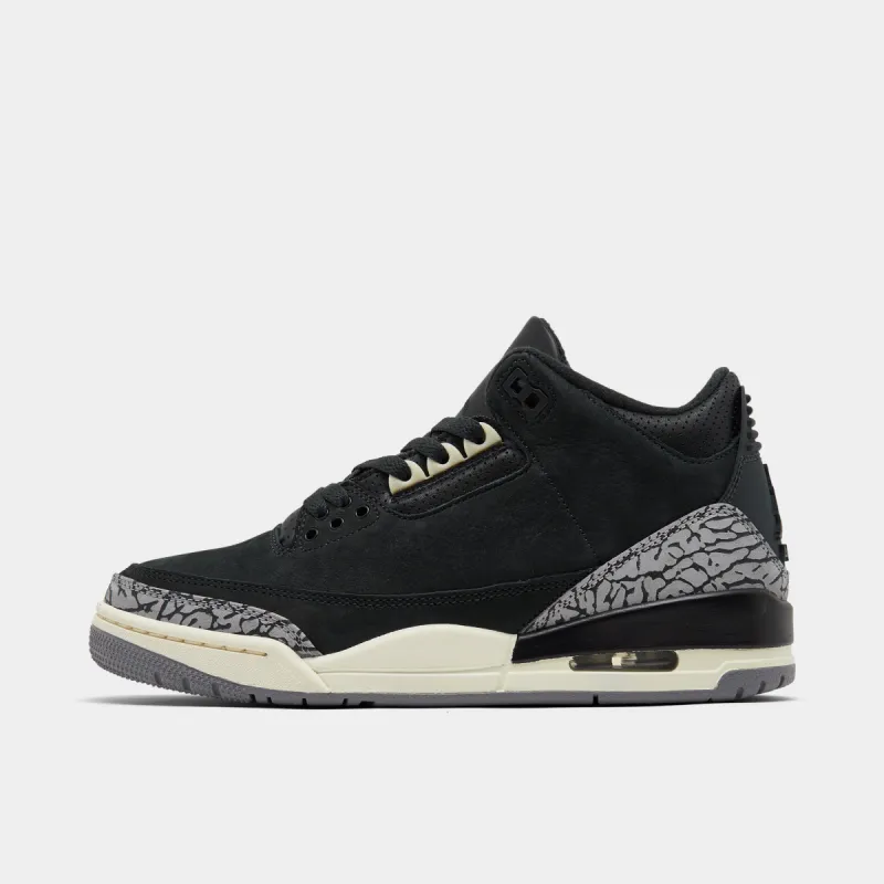 Jordan Women's 3 Retro Off Noir / Black - Sail sold by JD Sports