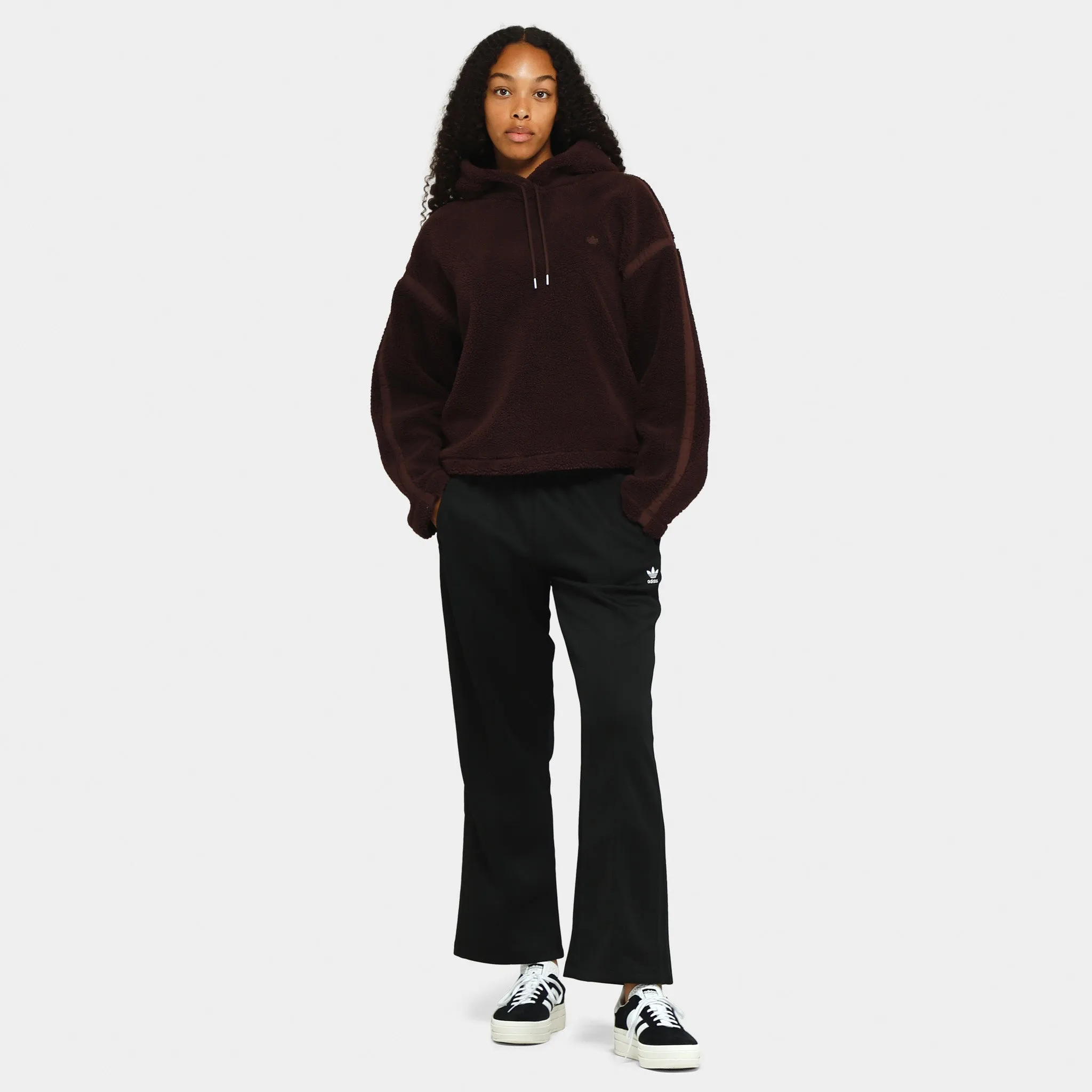 adidas Originals Women's Premium Essentials Pullover Hoodie / Shadow Brown sold by JD Sports product image thumbnail 5