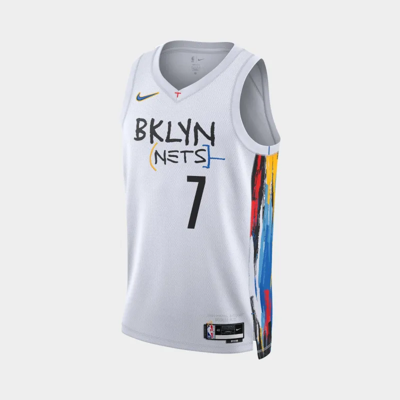 Nike Kevin Durant Brooklyn Nets City Edition NBA Jersey  / White sold by JD Sports