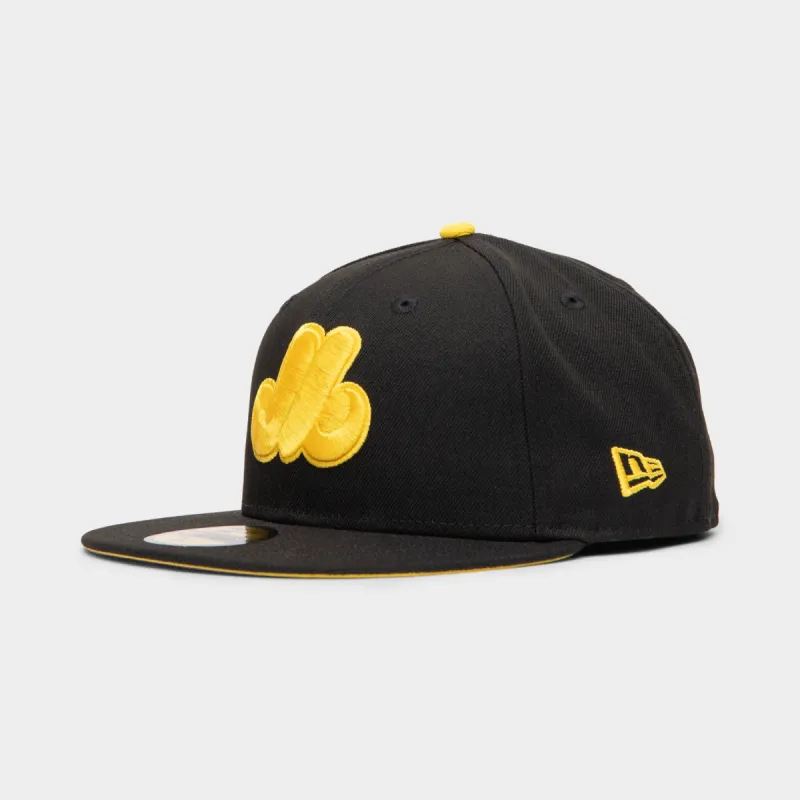 New Era 59FIFTY Montreal Expos Fitted Cap Black / Cyber Yellow sold by JD Sports