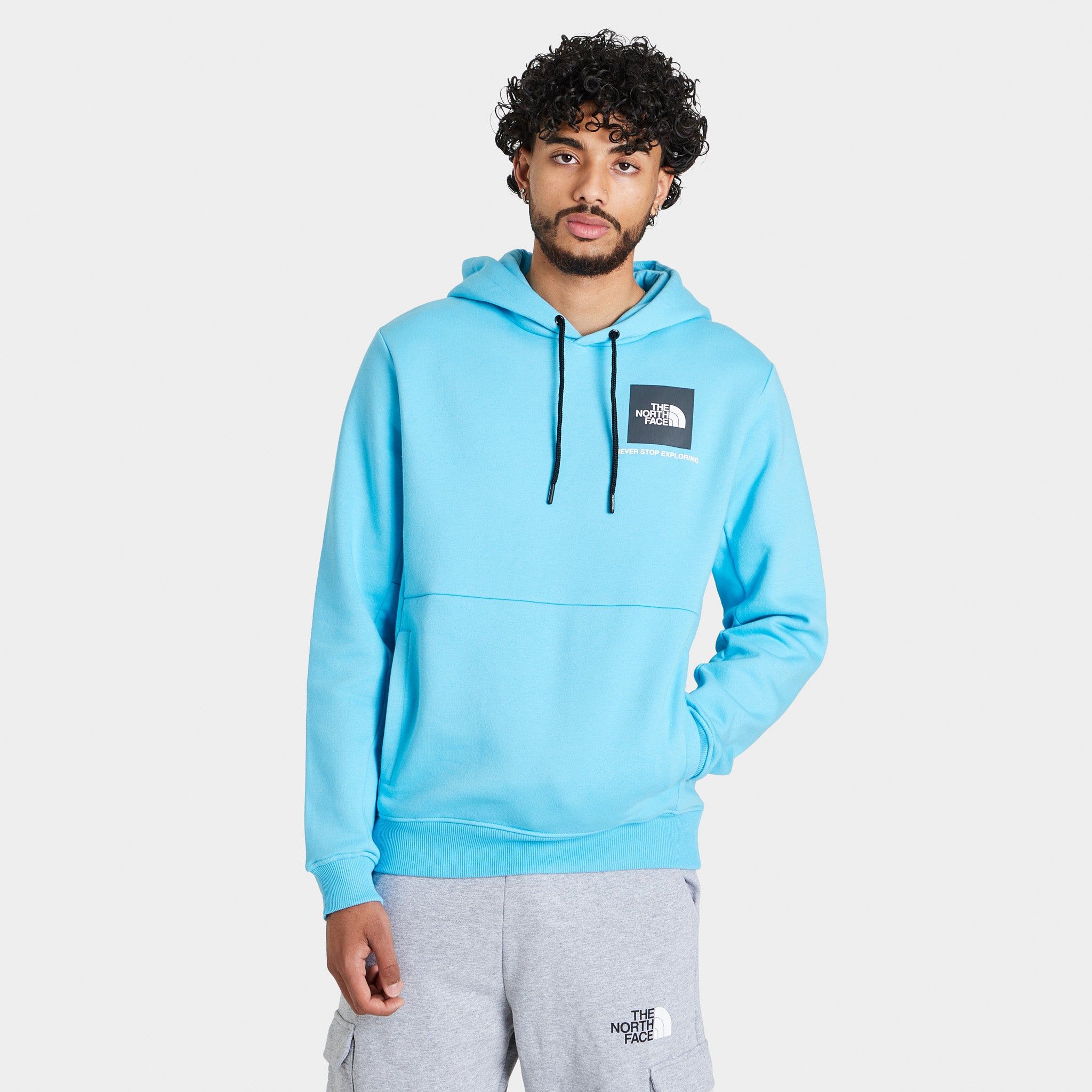 The North Face New Fine Pullover Hoodie / Norse Blue sold by JD Sports