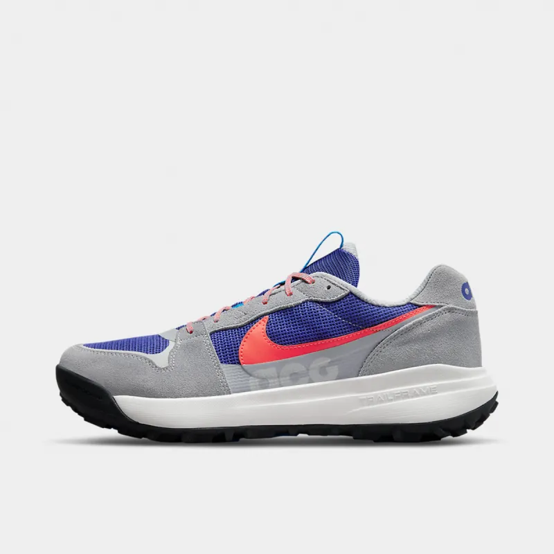 Nike ACG Lowcate Wolf Grey / Bright Crimson - Indigo Burst sold by JD Sports