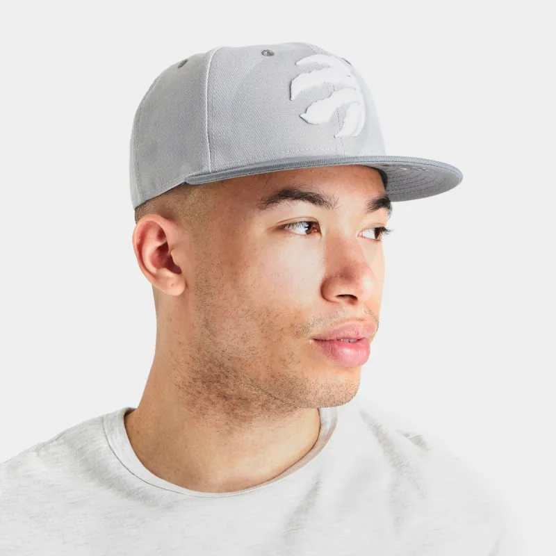 New Era 59Fifty Toronto Raptors Fitted Hat Cool Grey / Storm Grey - White sold by JD Sports