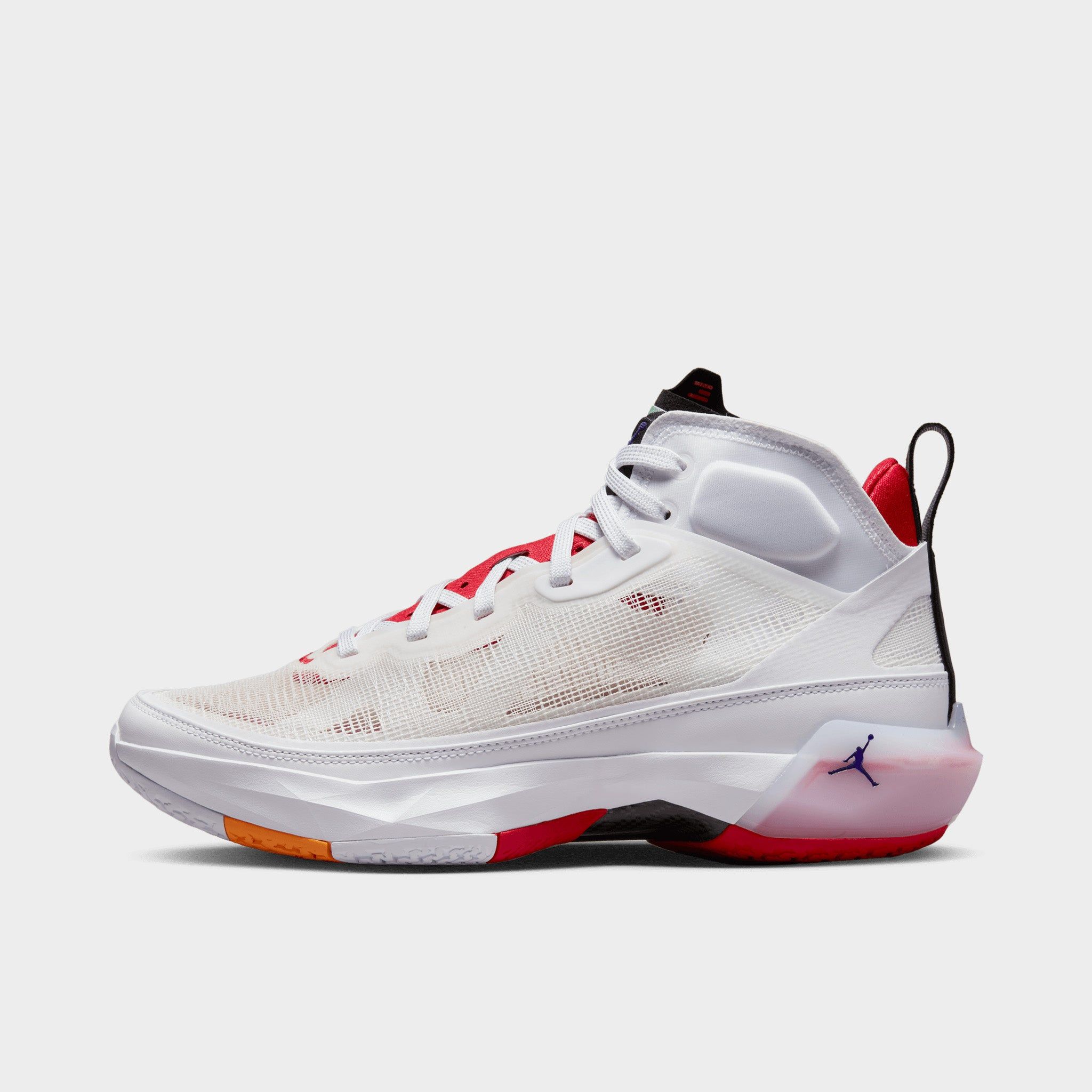 Jordan 37 White / True Red - Light Silver sold by JD Sports