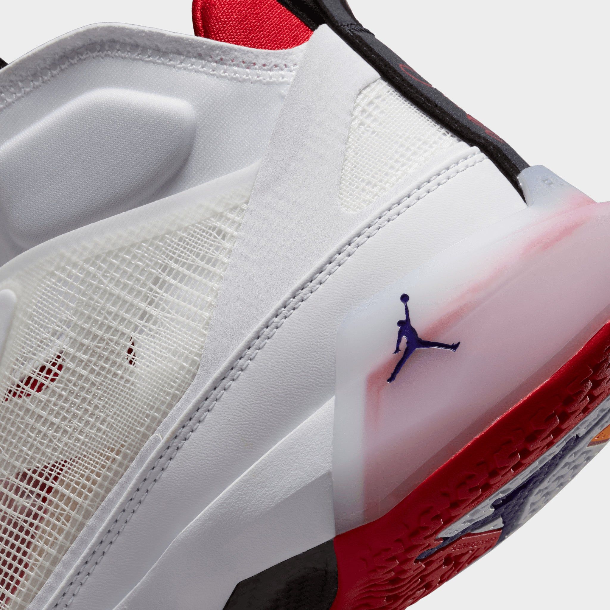 Jordan 37 White / True Red - Light Silver sold by JD Sports product image thumbnail 3