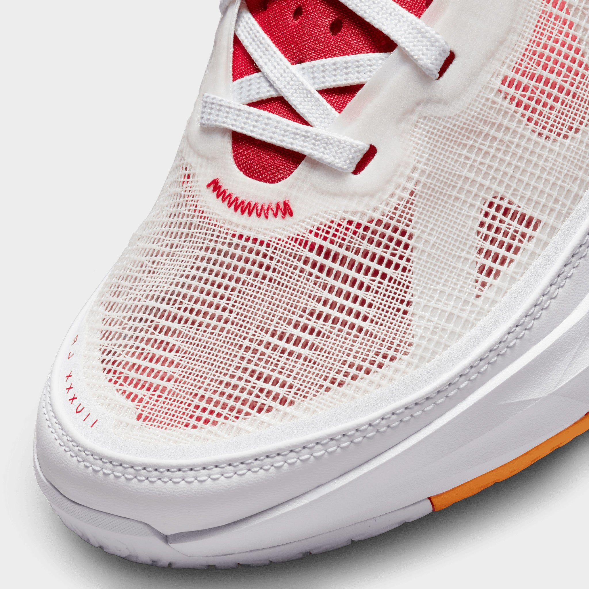 Jordan 37 White / True Red - Light Silver sold by JD Sports product image thumbnail 4