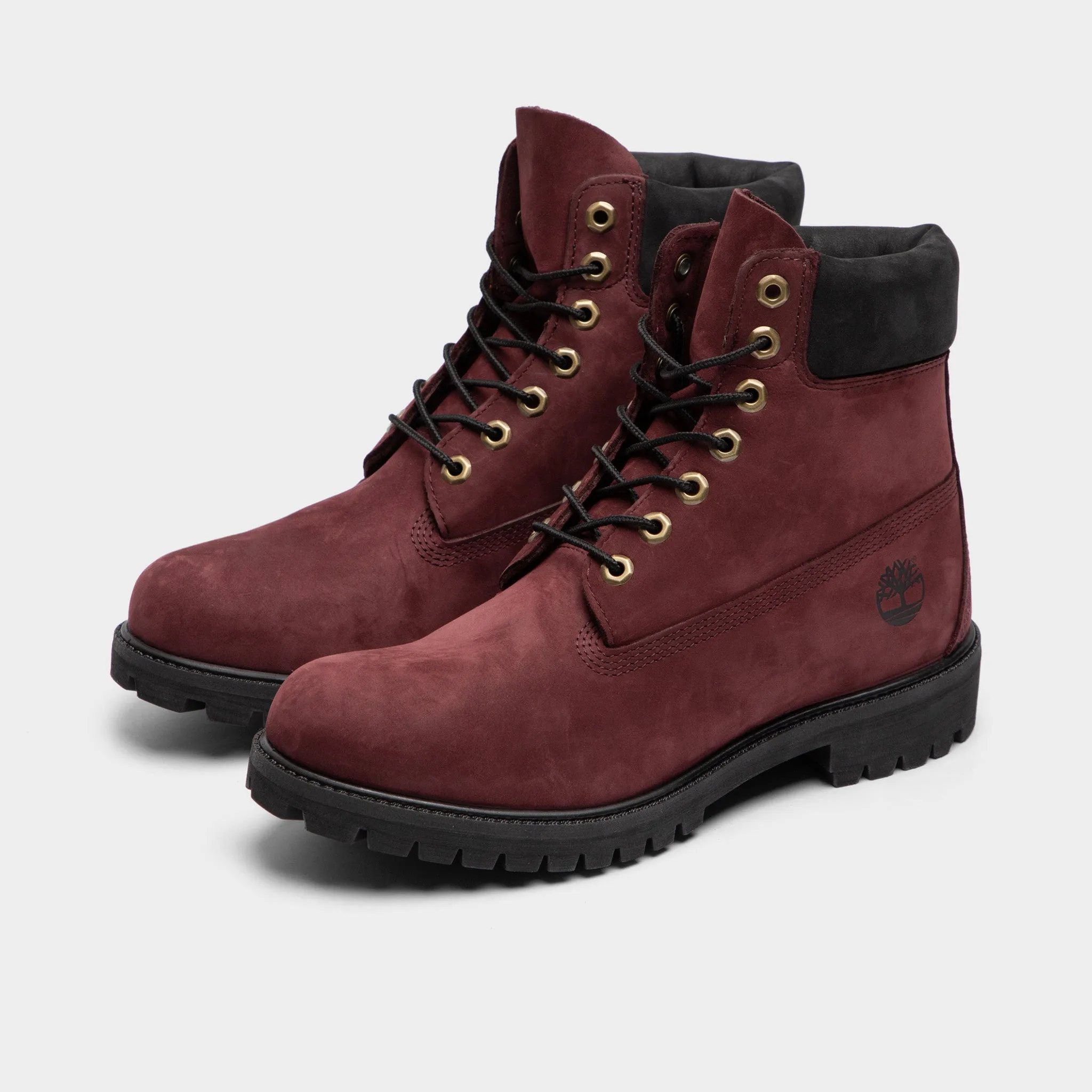 Timberland Premium 6-Inch Waterproof Boot / Burgundy Nubuck sold by JD Sports product image thumbnail 2
