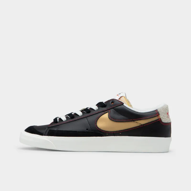 Nike Blazer Low '77 PRM Black / Deep Royal Blue - Light Stone sold by JD Sports