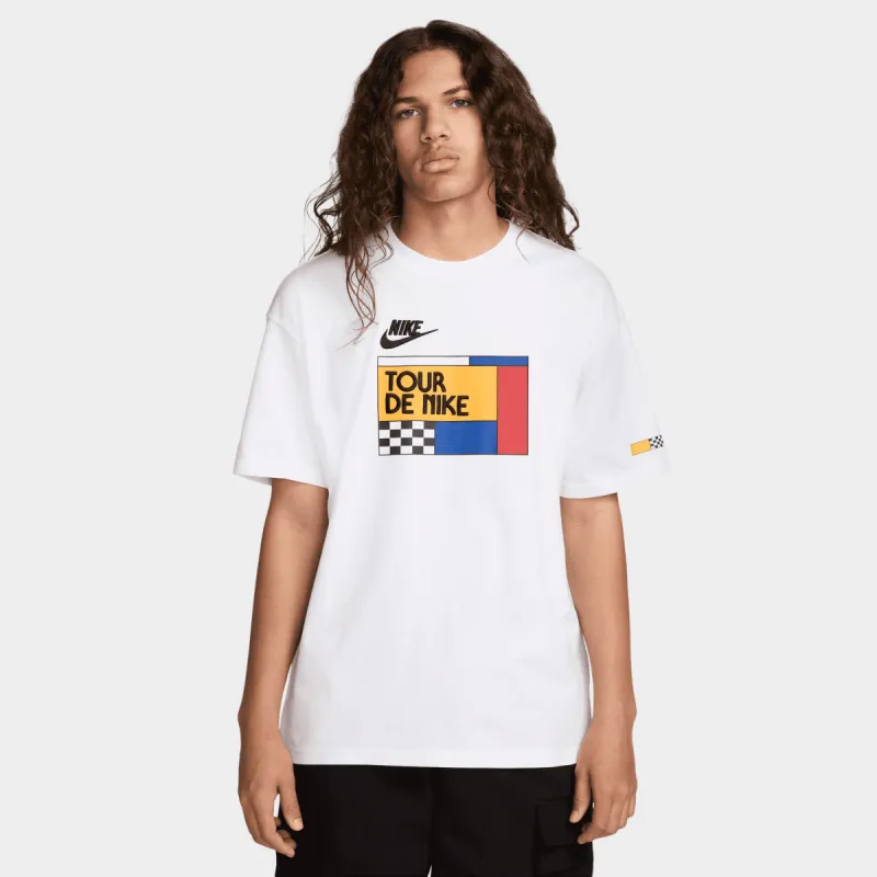 Nike Sportswear 'Tour de Nike' Graphic T-Shirt / White sold by JD Sports
