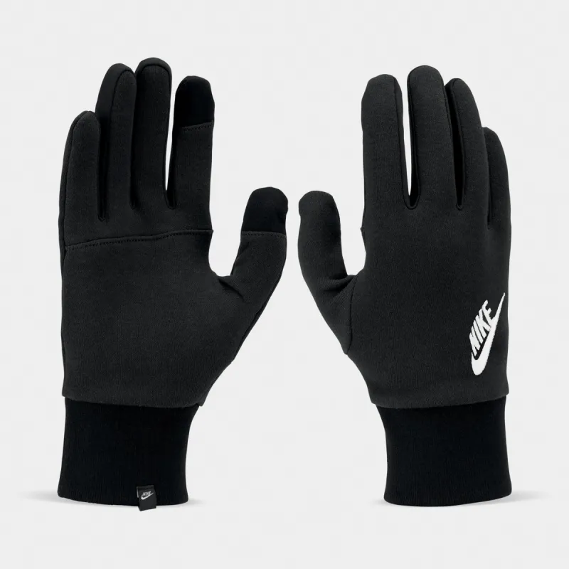 Nike Sportswear TG Club Fleece 2.0 (Small) Gloves Black / Black - White made by Nike