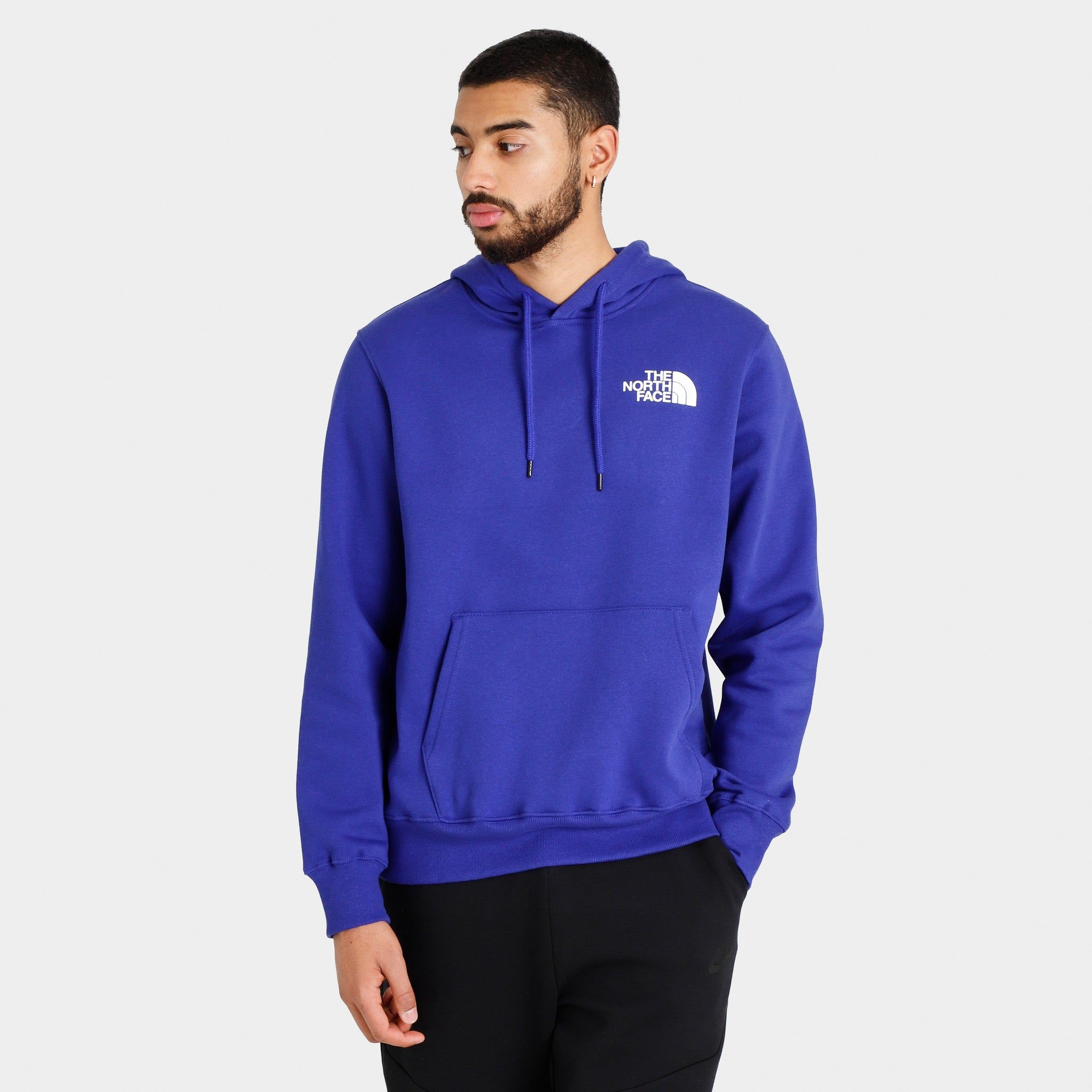 The North Face Box NSE Pullover Hoodie Lapis Blue / TNF Black sold by JD Sports