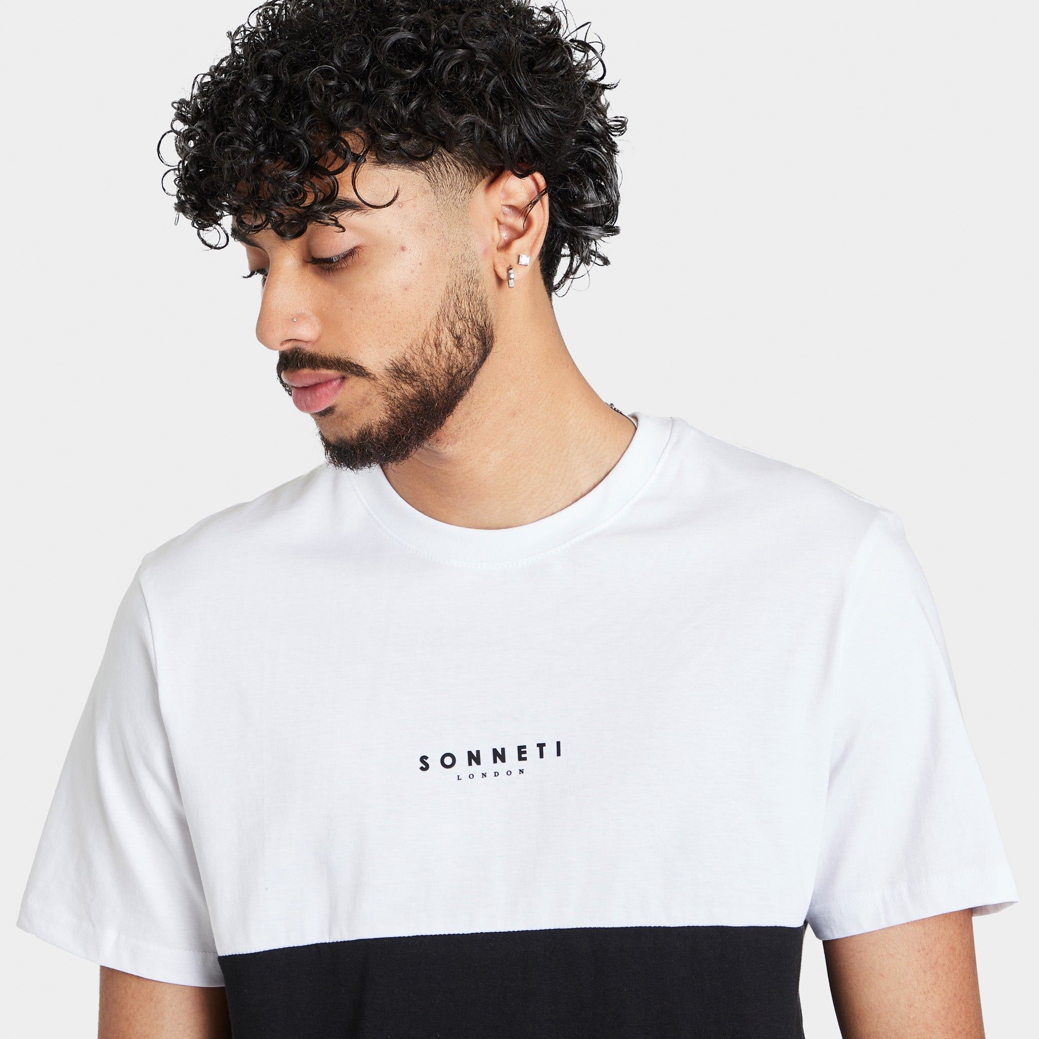 Sonneti London Split T-shirt / Jet Black sold by JD Sports product image thumbnail 3