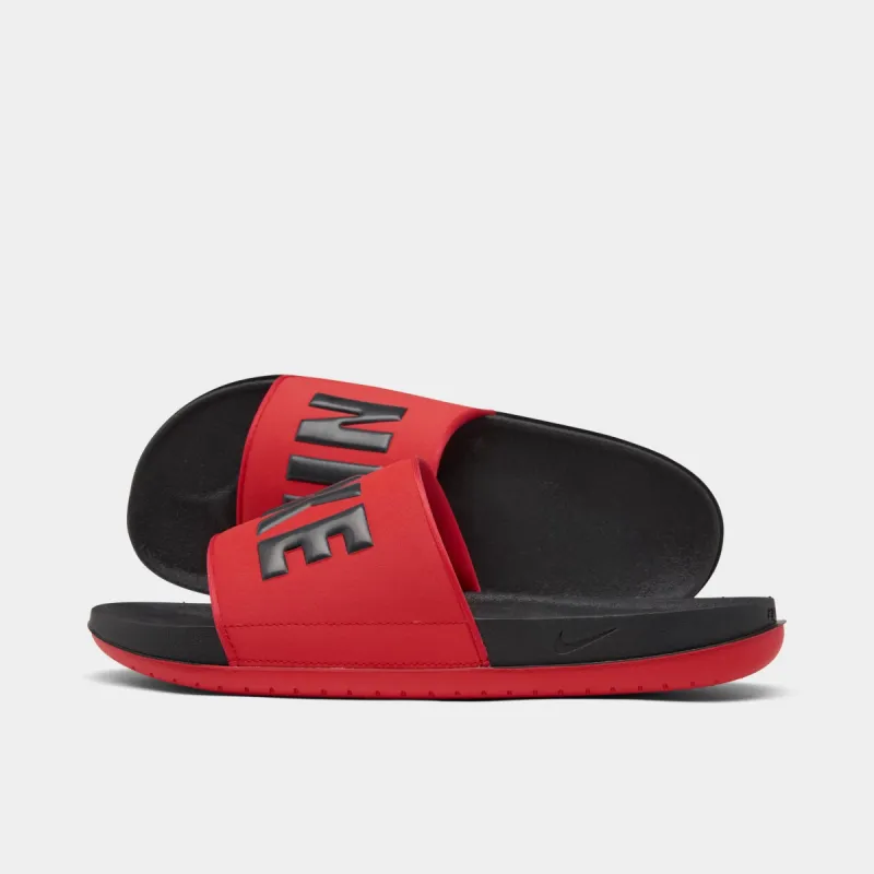 Nike Offcourt Slide Black / University Red sold by JD Sports