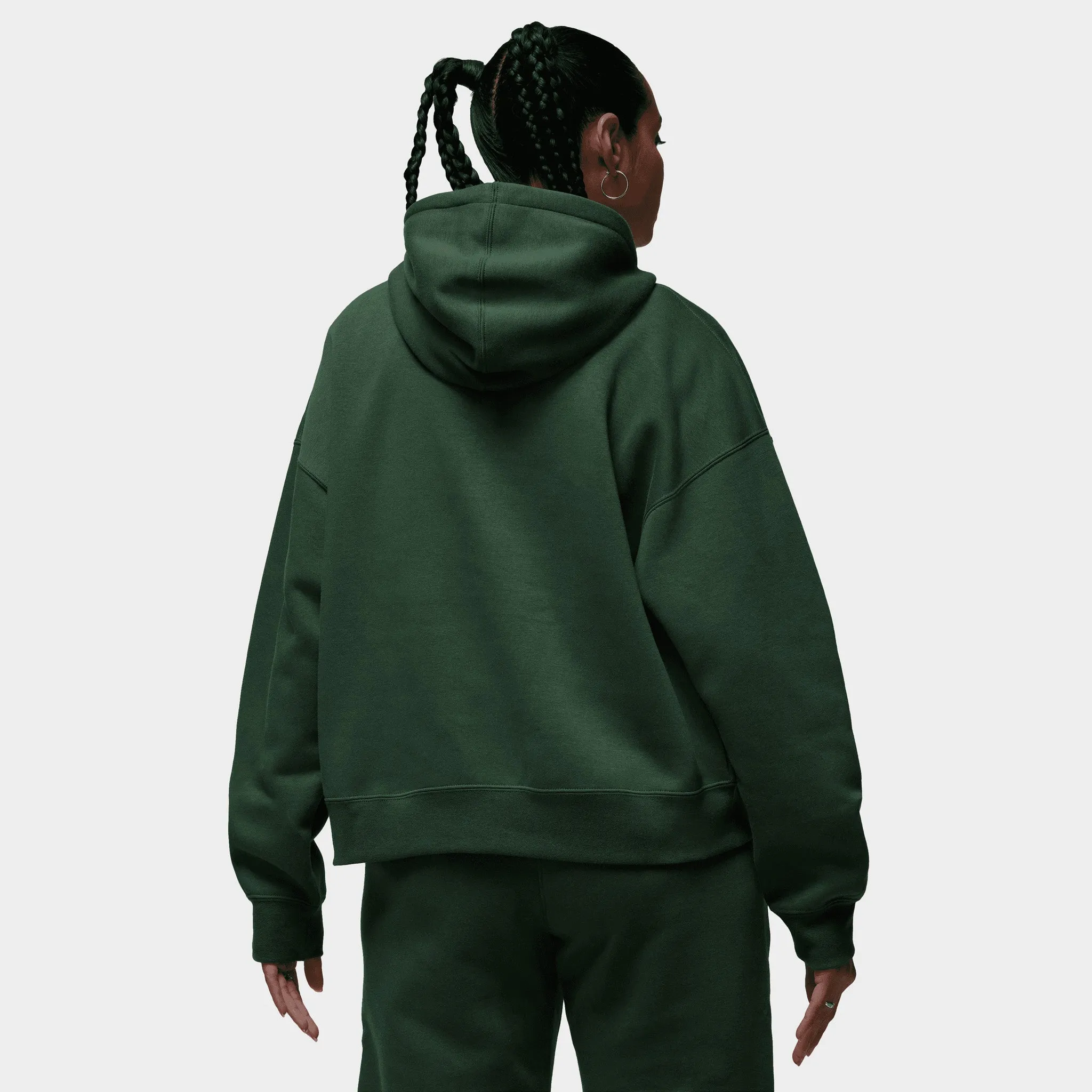Jordan Women's Brooklyn Fleece Hoodie / Galactic Jade sold by JD Sports product image thumbnail 2