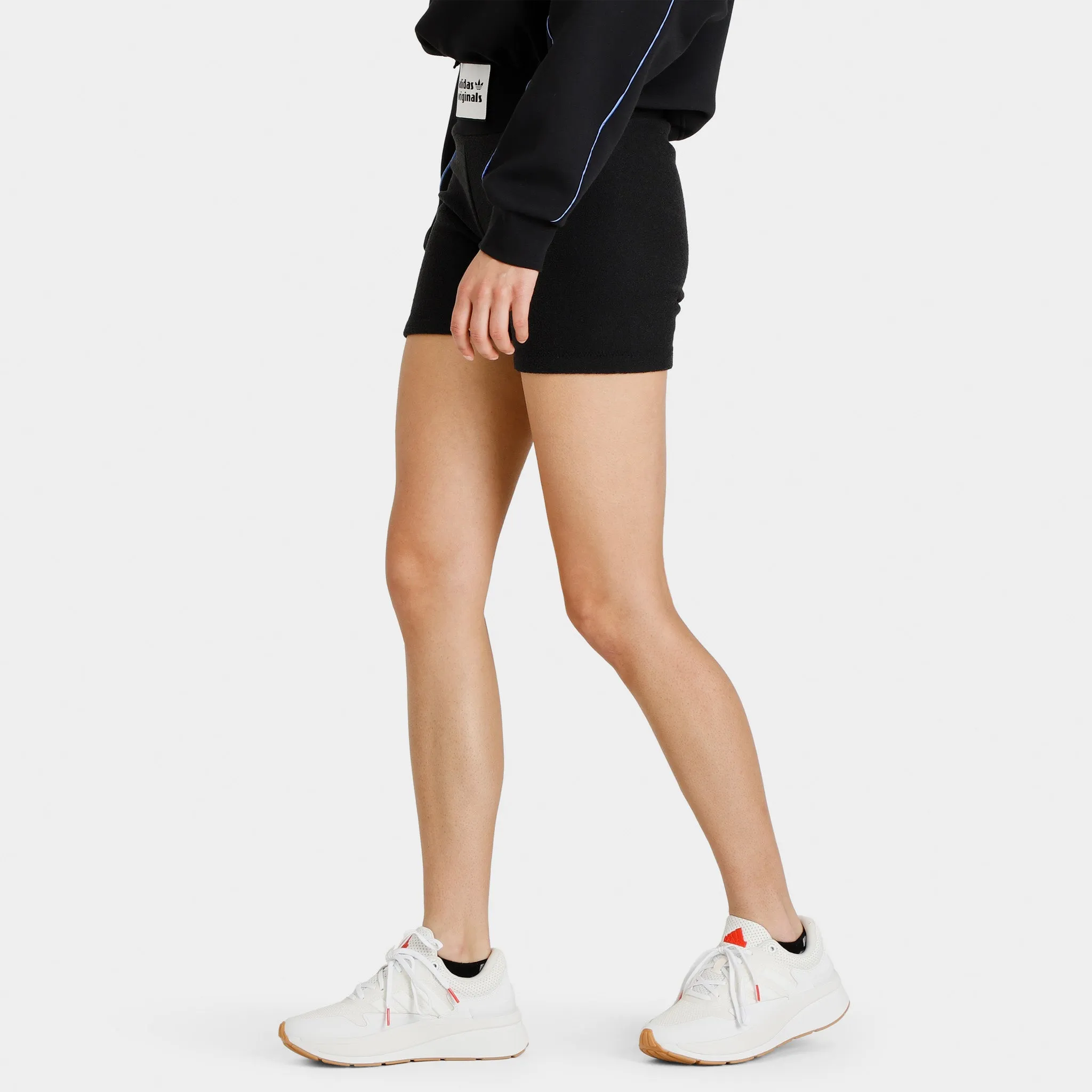 adidas Originals Women's High-Waist Towel Bike Shorts / Black sold by JD Sports product image thumbnail 4