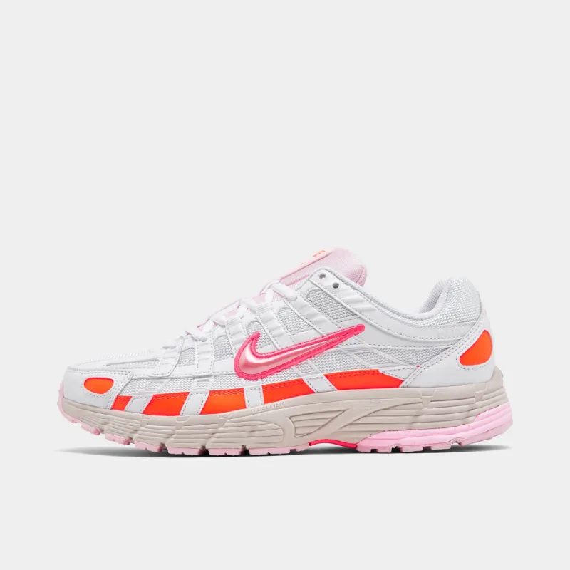 Nike Women's P-6000 White / Digital Pink - Hyper Crimson sold by JD Sports