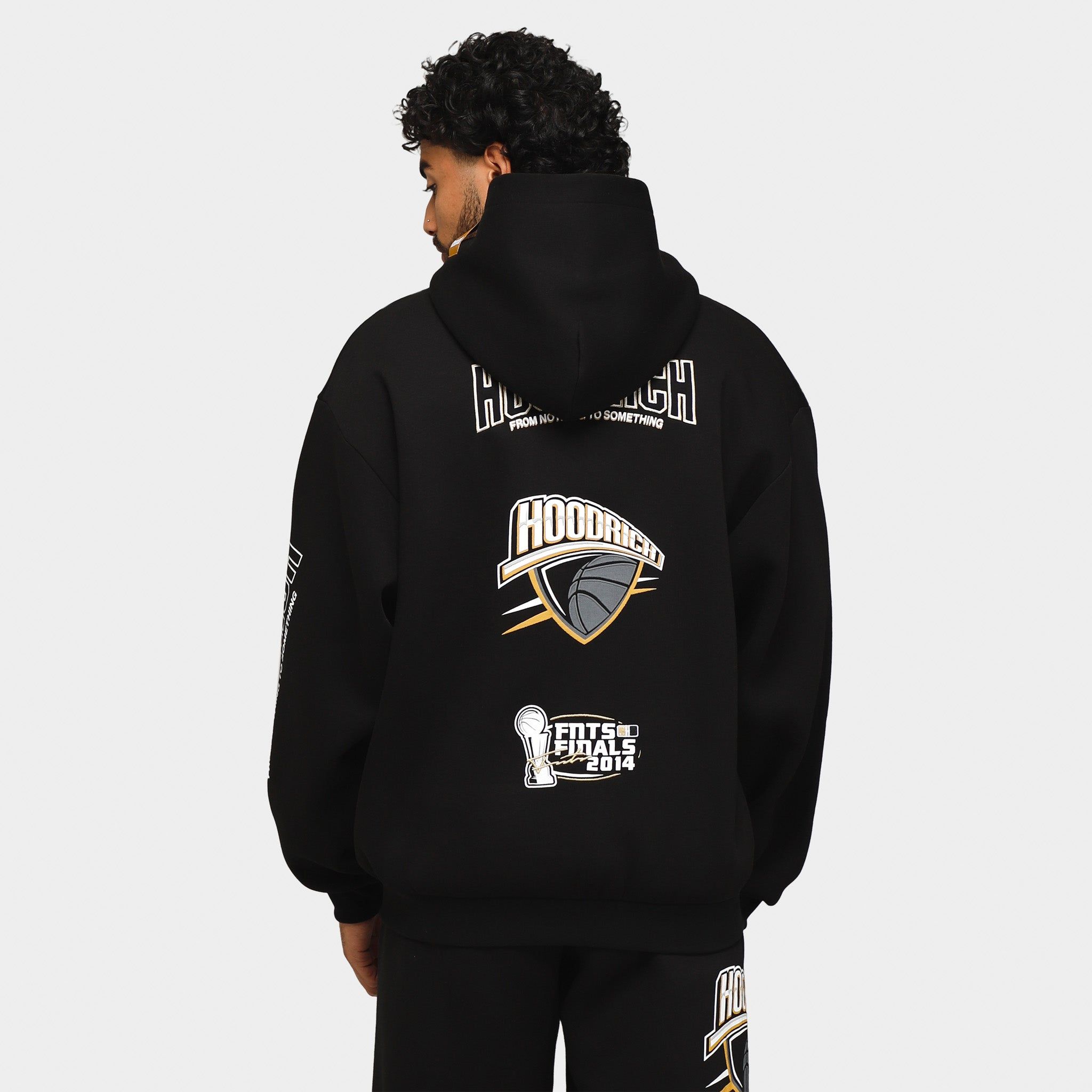 Hoodrich OG Zenith Oversized Pullover Hoodie Black / White - Gold sold by JD Sports product image thumbnail 3