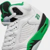 Jordan Women's 5 Retro White / Lucky Green - Black sold by JD Sports