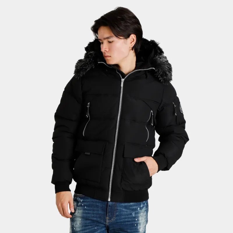 Supply & Demand Orion Short Parka Jacket / Black sold by JD Sports